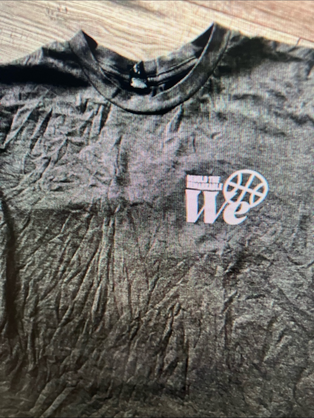 District Kids Short Sleeve Tee Black with White Graphic
